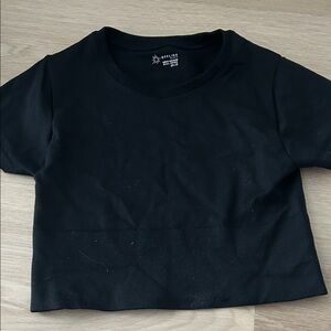 Aerie Black Short Sleeve Tee